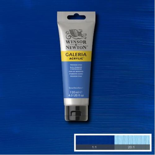 Winsor & Newton Galeria Akrilik Boya Process Cyan 120 Ml Winsor & Newton Galeria Akrilik Boya Process Cyan 120 Ml